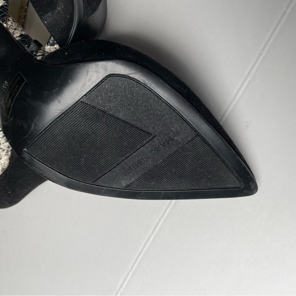 Marc Fisher Snake Print Pointy Toe Heels - Picture 3 of 4